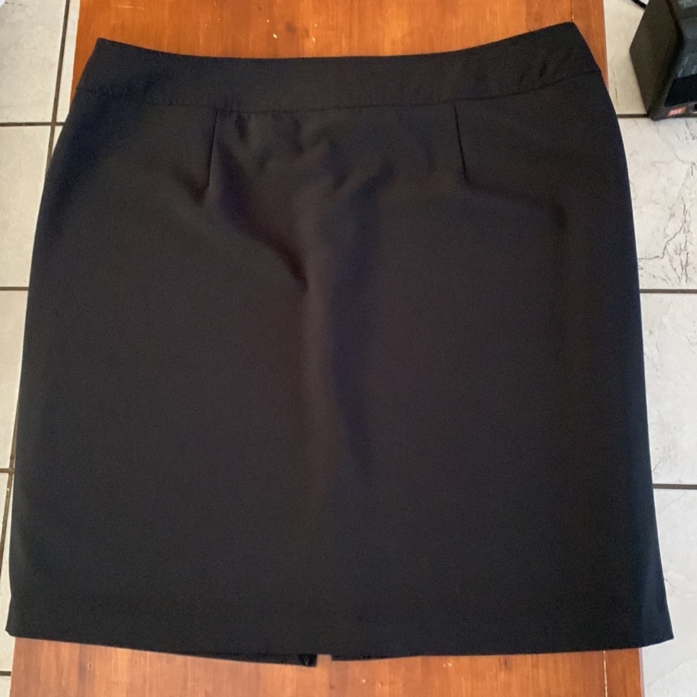 Vintage Black A-line Mini Skirt